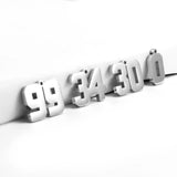 0-99 Number Pendant NK Necklace Stainless Steel Choker Chain Jewelry Custom