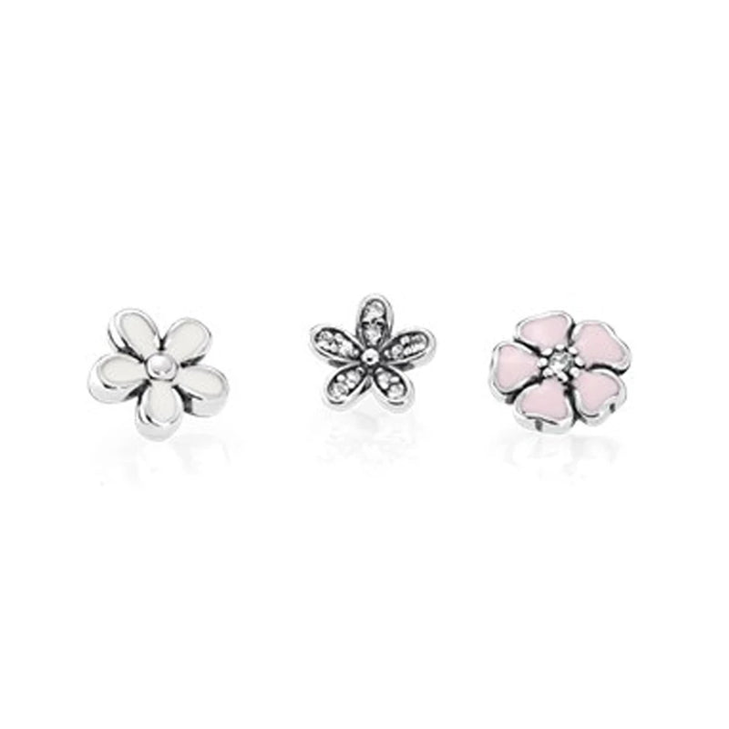 925 Sterling Silver Charm Flower Shell-shaped Women's Jewelry