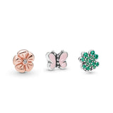 925 Sterling Silver Charm Flower Shell-shaped Women's Jewelry