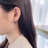 ZFSILVER S925 Fine Retro Hip-hop Brave Troops Earring
