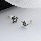 ZFSILVER Baroque Style Star Earring Charm for Women