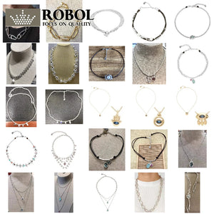 Women's 925 Silver Bead Necklace - Elegant and Stylish Jewelry Accessory