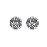 ZFSILVER S925 Silver Retro Star Earring Charm Jewelry For Women