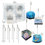 3D Resin Mold Place Card Holder Epoxy Casting Photo Clip Mold