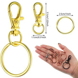 98 Pcs Swivel Buckle & Lanyard Hook Set