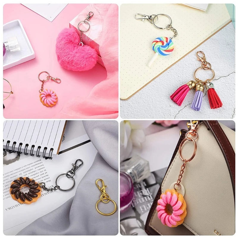 98 Pcs Swivel Buckle & Lanyard Hook Set