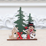 Christmas Resin Mold with Stand Silicone Elk Santa Claus Snowman