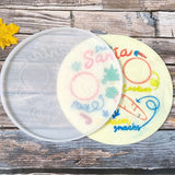 Christmas Tray Epoxy Resin Mold Serving Plate Silicone Mould DIY