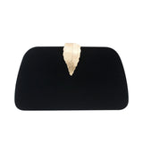Velvet Evening Clutch Bag Crossbody Party Prom Wedding Purse