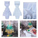 Christmas Tree Ornaments Epoxy Resin Mold Xmas Party Supplies Silicone Mould DIY