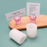 Pig Shaped Candle Resin Mold Aromatherapy Plaster Silicone Mould