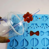 Straw Decoration Epoxy Resin Mold Silicone Mould DIY Crafts