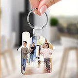 Sublimation Blank Keychain with Key Ring Heart/Square Shape Transfer Keychain