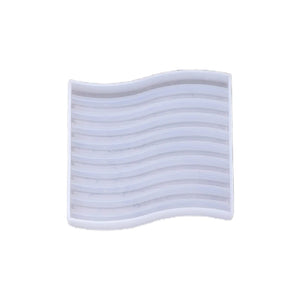 Wave Coaster Epoxy Resin Mold Serving Plate Board Silicone Mould