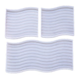 Wave Coaster Epoxy Resin Mold Serving Plate Board Silicone Mould