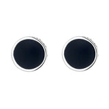 S925 Silver Round Earrings Charms Jewelry Men Women Girl