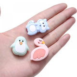10Pcs Animal Silicone Beads for Pacifier Clip Teeth Chew