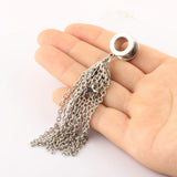 2pcs 6-25mm Tunnel Dangle Earrings Surgical Steel