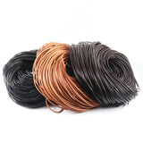1.5mm Cow Leather Round Thong Cord DIY Bracelet Rope String