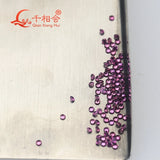 1.0-2.5MM Round Natural Garnet Purple Gemstone DIY Jewelry Accessories