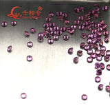 1.0-2.5MM Round Natural Garnet Purple Gemstone DIY Jewelry Accessories