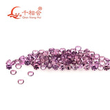 1.0-2.5MM Round Natural Garnet Purple Gemstone DIY Jewelry Accessories