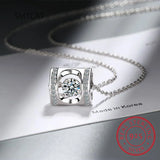 Moissanite Pendant Diamond Necklace S925 Silver Jewelry