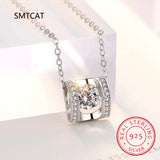 Moissanite Pendant Diamond Necklace S925 Silver Jewelry