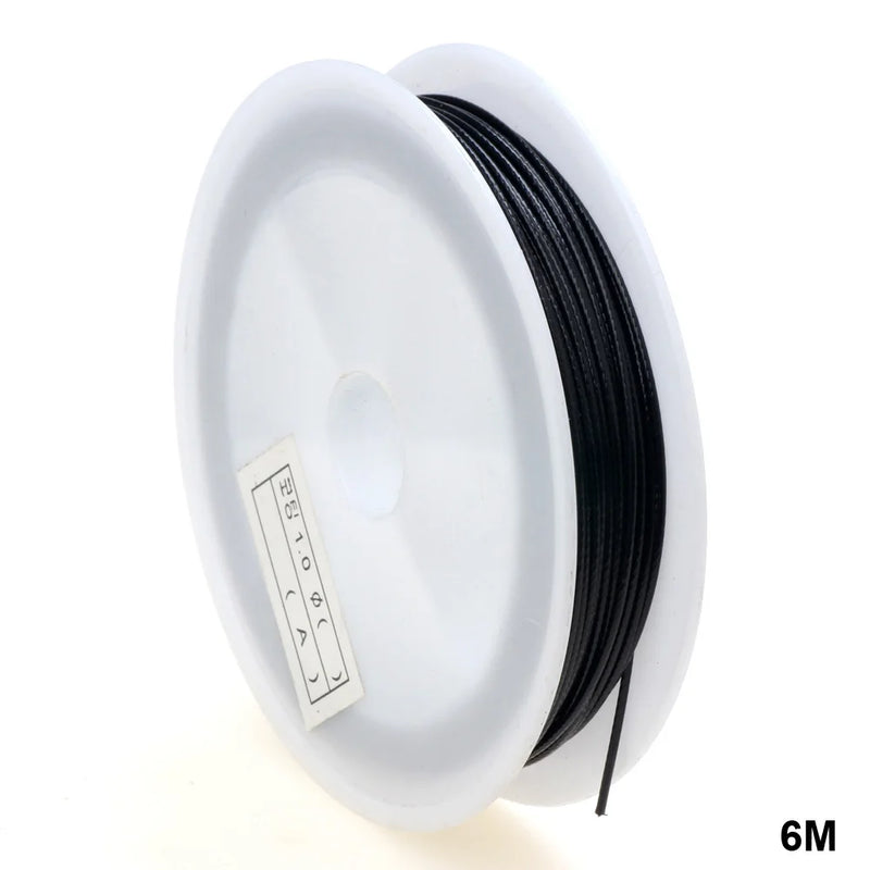 Stainless Steel/Black Tiger Tail Wire DIY Jewelry Making
