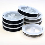 Stainless Steel/Black Tiger Tail Wire DIY Jewelry Making