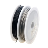 Stainless Steel/Black Tiger Tail Wire DIY Jewelry Making