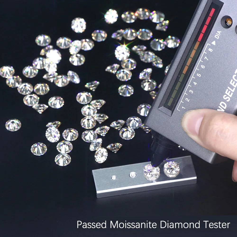 1.0ct Pack Real Top D VVS1 Small Sizes Moissanite Loose Stones