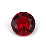 1.0mm-15mm Garnet Red AAAAA Glass Synthetic Gems for DIY Jewelry