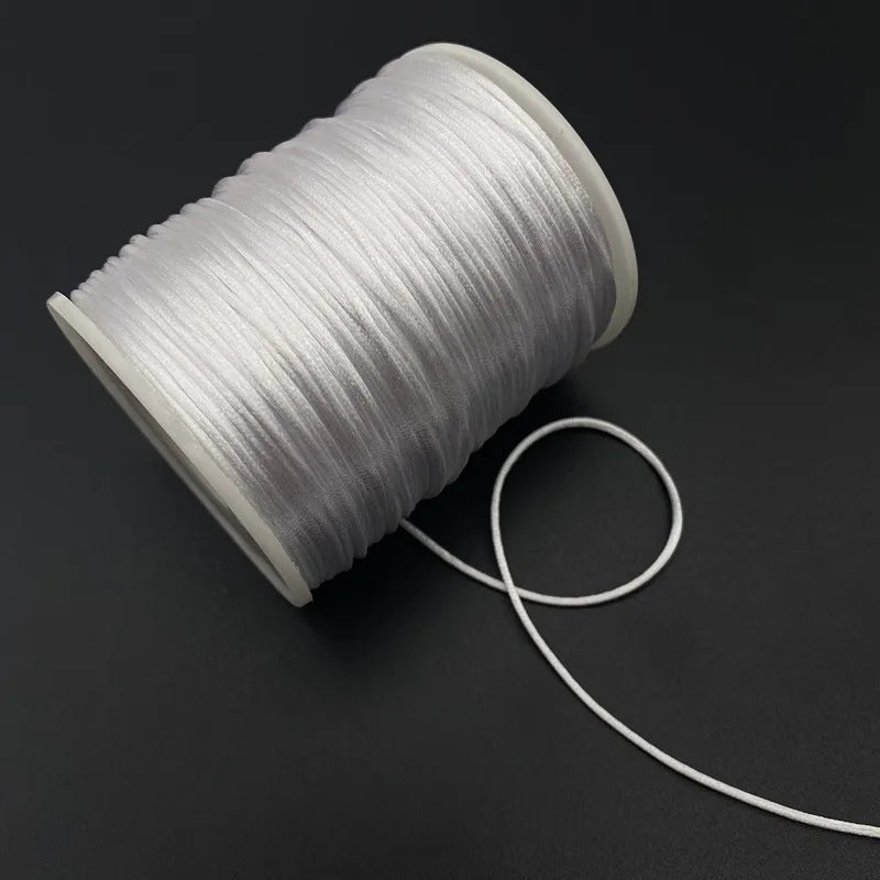 1.0mm 2.0mm Chinese Knot Line Cord Silk Satin Cord