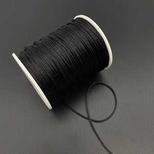 Chinese Knot Line Cord Silk Satin Nylon DIY Necklace Bracelets Cord 5-100 yds