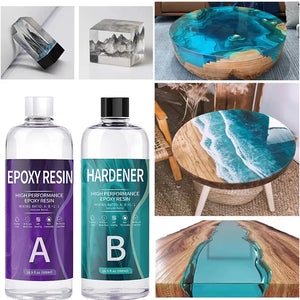 AB Epoxy Resin Adhesive Crystal High Hardness DIY Jewelry Making