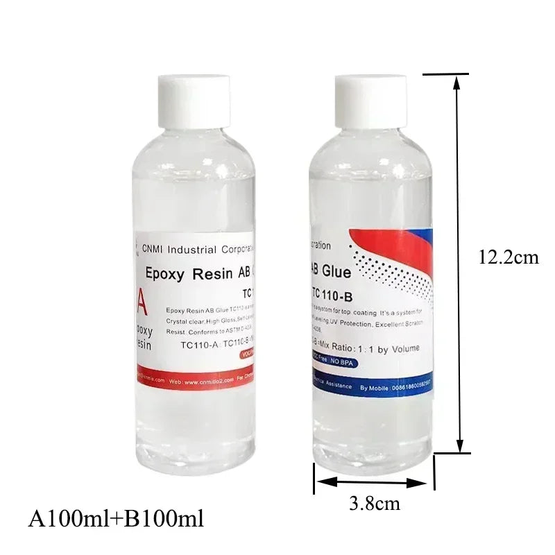 1:1 Epoxy Resin Adhesive High Definition Crystal Curing Agent
