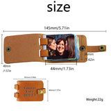 Personalized Photo Album Keychain for Lover Valentines Memorial