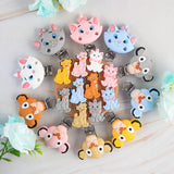 Lion Cat Silicone Teether Beads Baby Pacifier Chain Toy