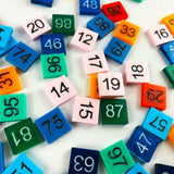 1-100 Number Puzzle Epoxy Resin Mold DIY Educational Toy