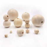 100pcs Natural Wooden Eco-Friendly Wood Bead DIY Decorations