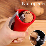 Funnel Nutcracker Walnut Opener Pliers Easy Open Walnuts Hazelnut Clip Kitchen