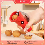 Funnel Nutcracker Walnut Opener Pliers Easy Open Walnuts Hazelnut Clip Kitchen