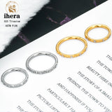 Titanium CZ Hinged Septum Clicker Ear Cartilage Tragus Piercing