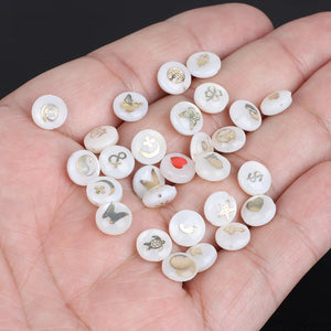 1-10Pcs Shell Charms Mother of Pearl Pendant for Jewelry Making DIY