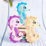 Goat Giraffe Seahorse Silicone Beads Jewelry Making DIY Pacifier Chain Accessory
