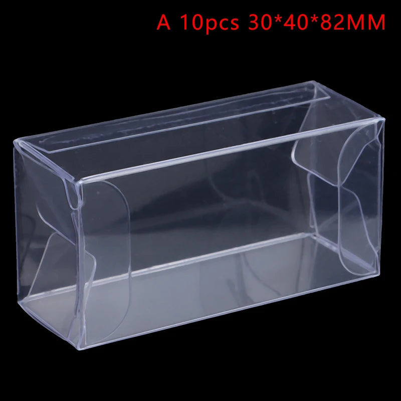 10Pcs Transparent PVC Box for Candy/Chocolate/Toys/Jewelry Display Wedding Favor
