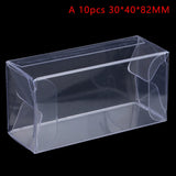10Pcs Transparent PVC Box for Candy/Chocolate/Toys/Jewelry Display Wedding Favor