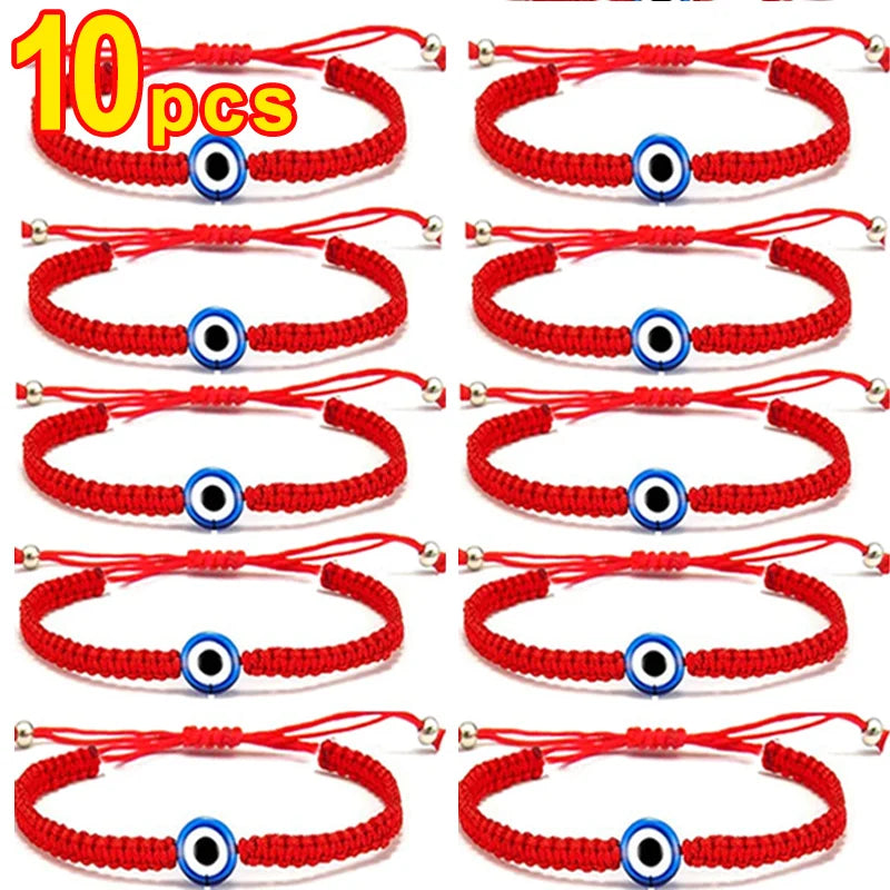 Evil Eye Bracelet Lucky Red Rope Friendship Jewelry