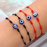 Evil Eye Bracelet Lucky Red Rope Friendship Jewelry